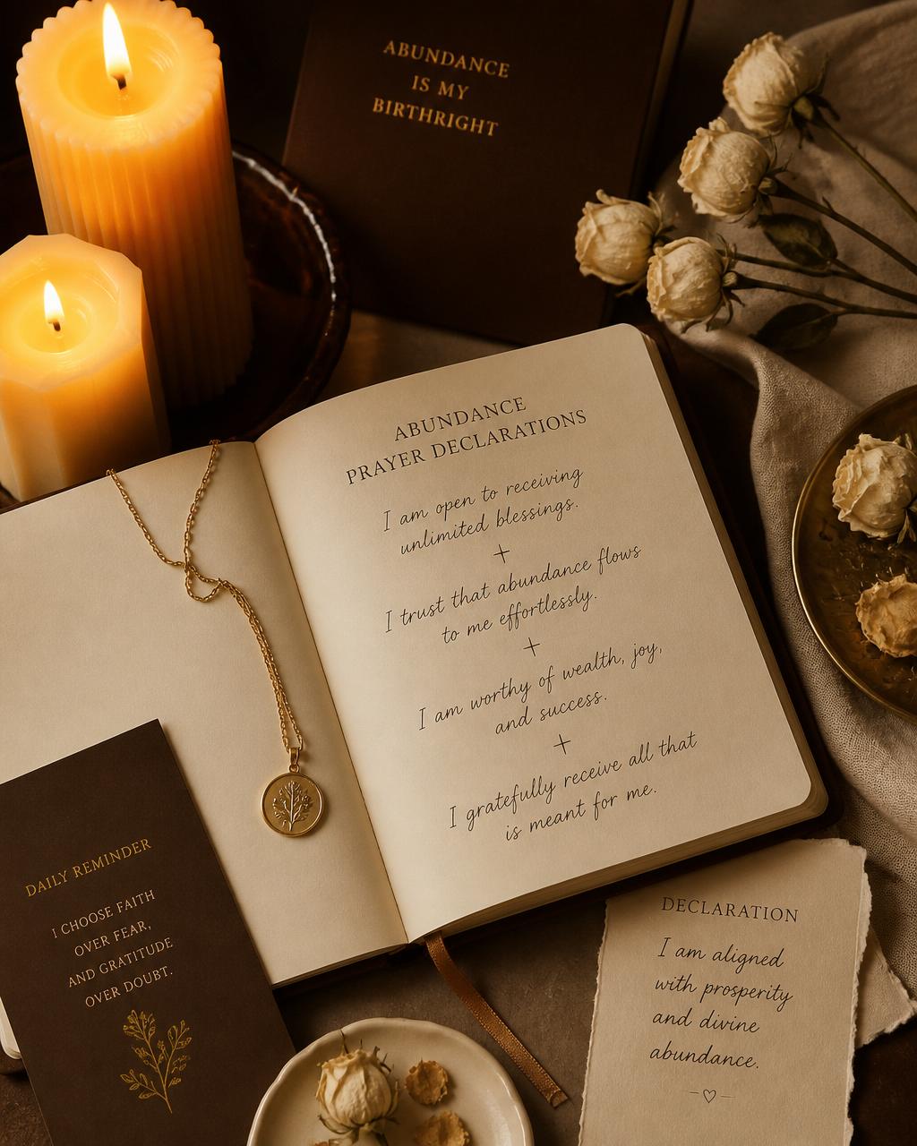 Abundance Prayer Declarations